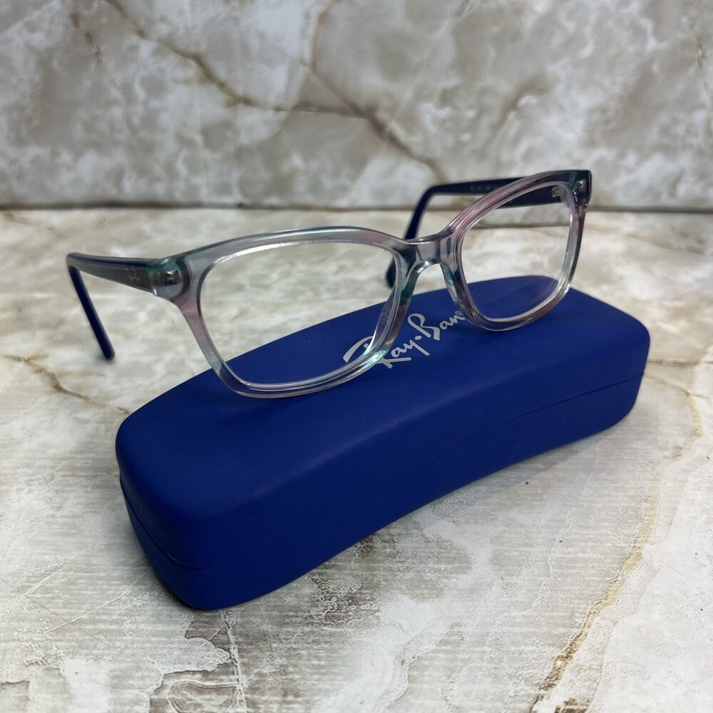 Ray-Ban RB 1591 Eyeglasses Youth Purple Blue Clear 48-16-130 w/Case FRAMES ONLY